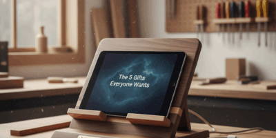 Professional woodworking featured image: The 5 Gift Everyone Wants for Tablet Stand With Chargin...