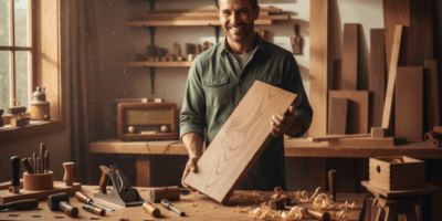 Professional woodworking image for article: Joyful Woodworking Techniques and Methods. Workshop, woo