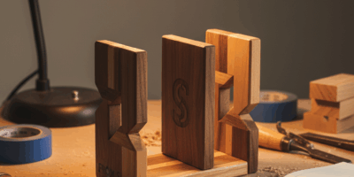 Professional featured image for woodworking article: A Weekend Project With Zero Waste for Bookend S