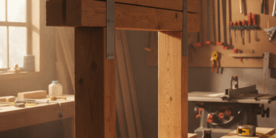 Professional featured image for woodworking article: Window Framing Jack Studs and Headers. High qua