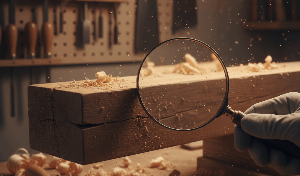 Professional featured image for woodworking article: What Are Wood Mites. High quality photography, 