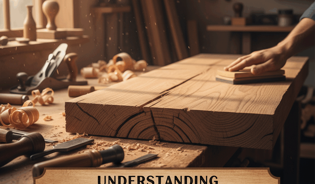 Professional featured image for woodworking article: Understanding Open Grain Wood. High quality pho