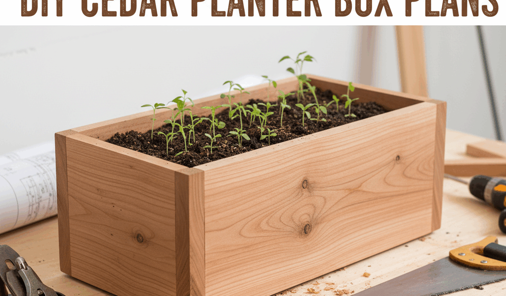 Professional woodworking featured image: DIY Cedar Planter Box Plans