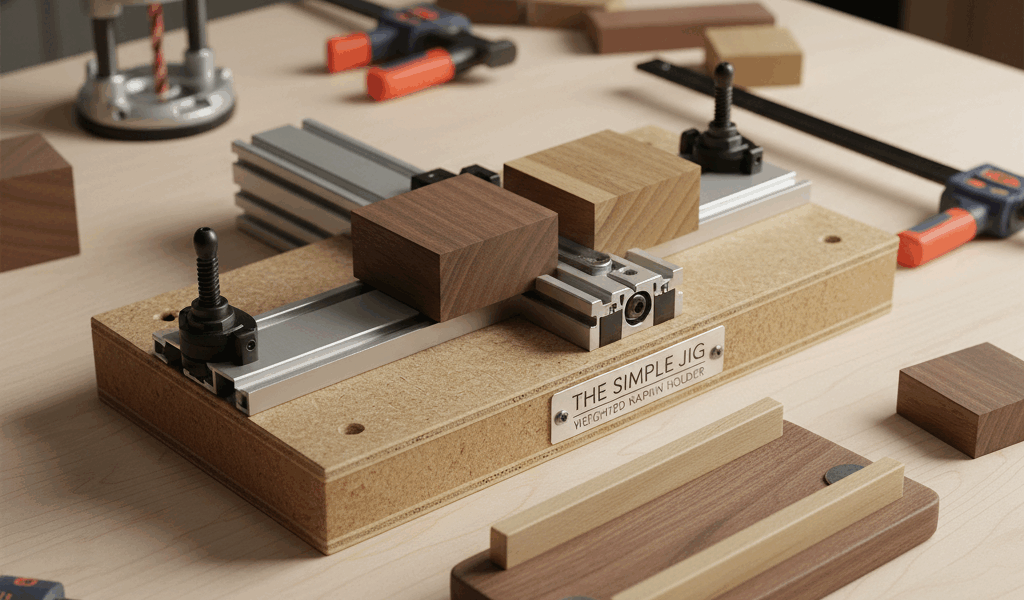 Professional woodworking featured image: The Simple Jig That Makes It Easy for Weighted Napkin Holde
