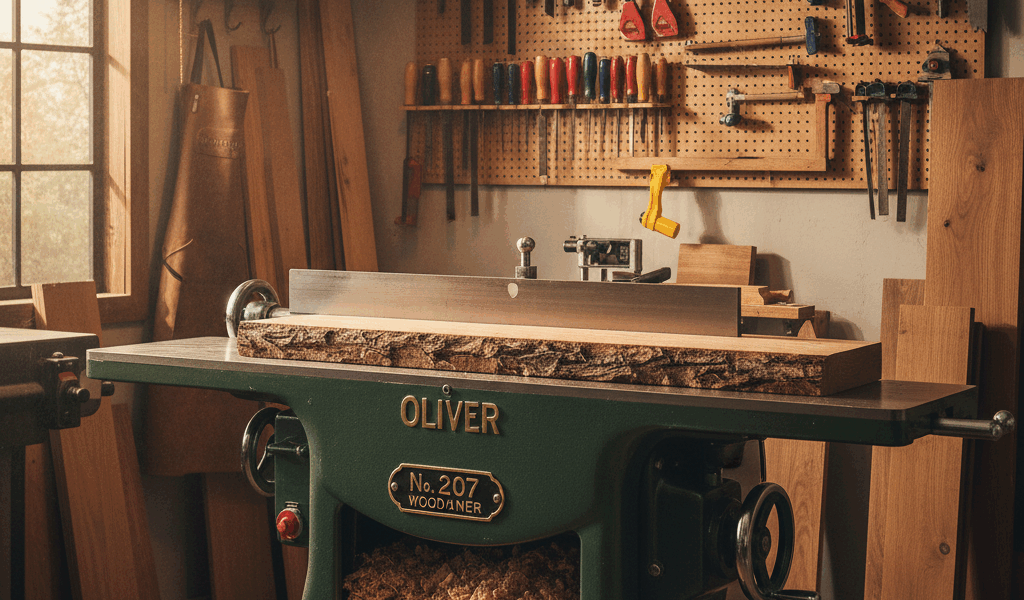 Professional featured image for woodworking article: Oliver Planer for Woodworking. High quality pho