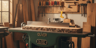 Professional featured image for woodworking article: Oliver Planer for Woodworking. High quality pho
