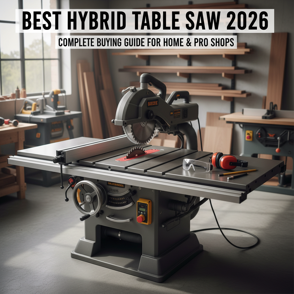 Best Hybrid Table Saw 2026 – Complete Buying Guide for Ho…