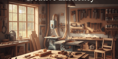 Professional featured image for woodworking article: Crafting the Perfect Woodshop Layout for Creati