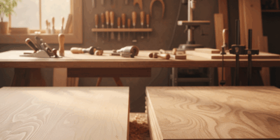 Professional featured image for woodworking article: Maple vs Birch Plywood: Strength and Cost Per S