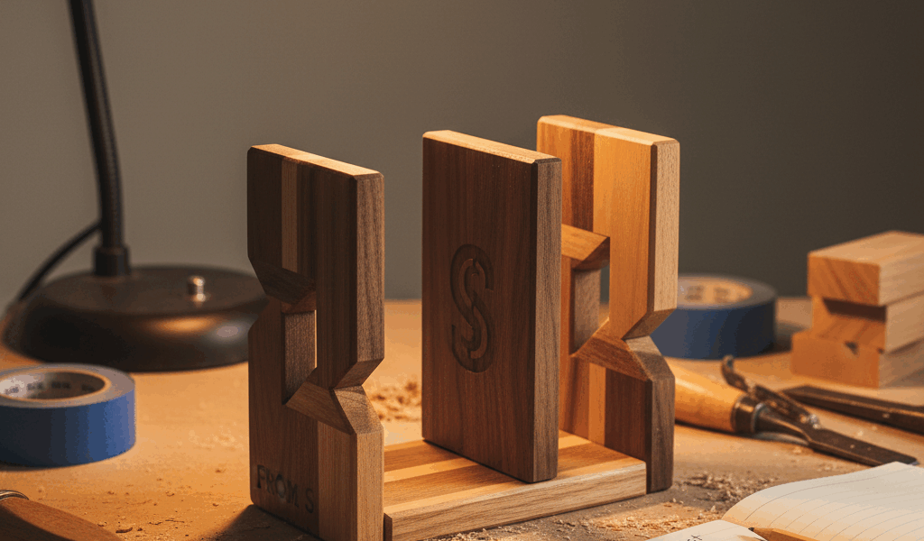 Professional featured image for woodworking article: A Weekend Project With Zero Waste for Bookend S