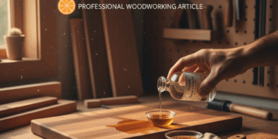 Professional featured image for woodworking article: Boost Tung Oil Finish with Citrus Solvent Magic