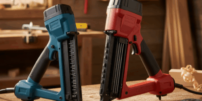 Professional featured image for woodworking article: Brad Nailer vs Finish Nailer: Gauge and Length