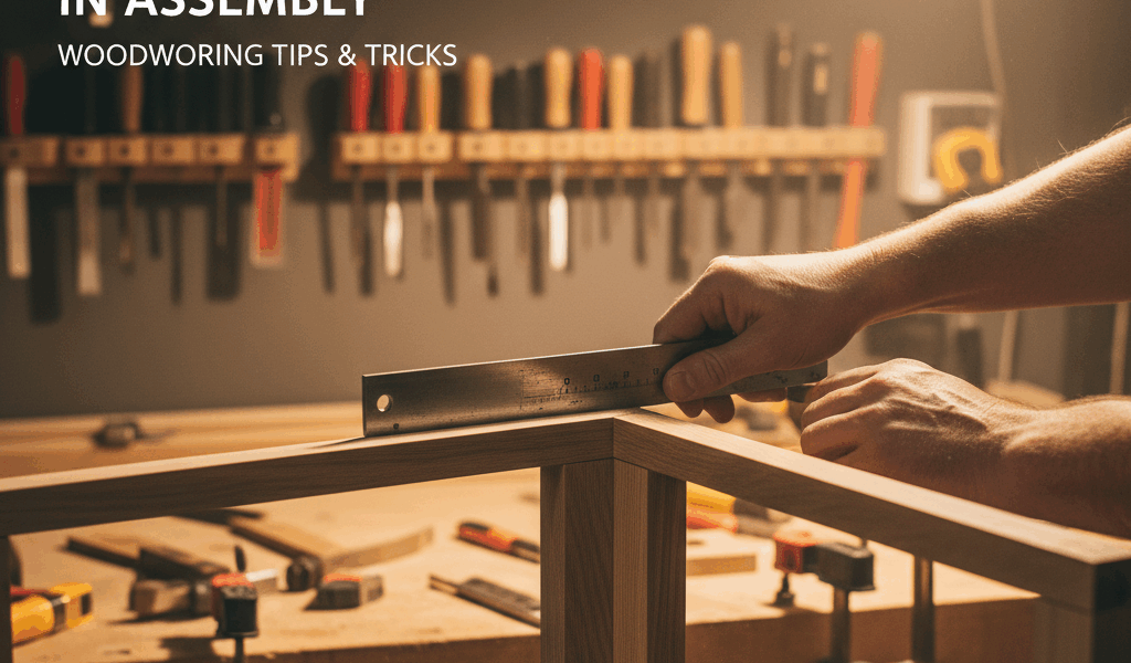 Professional featured image for woodworking article: Checking Right Angles in Assembly. High quality