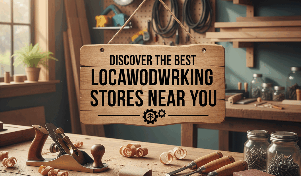 Professional featured image for woodworking article: Discover the Best Local Woodworking Stores Near