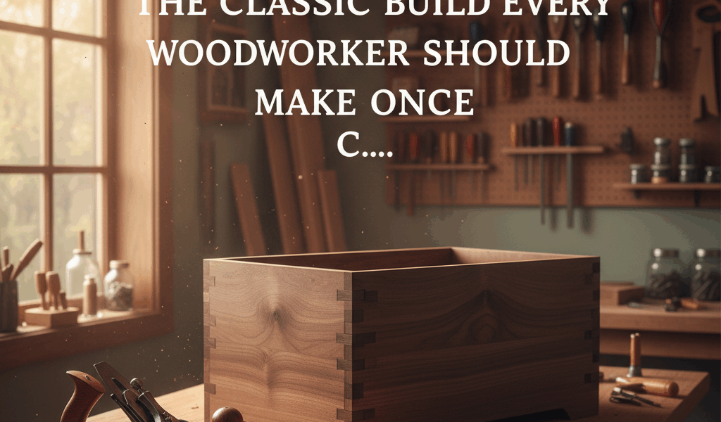 Professional featured image for woodworking article: The Classic Build Every Woodworker Should Make 