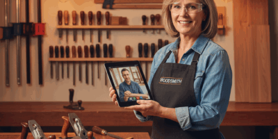 Professional featured image for woodworking article: Woodsmith Customer Service. High quality photog