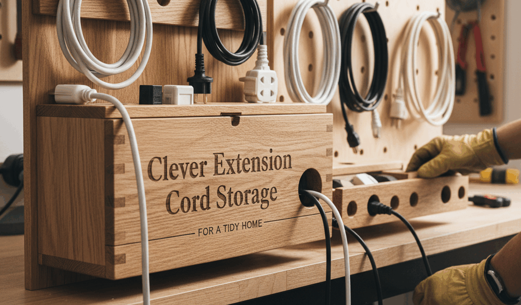 Professional woodworking featured image: Clever Extension Cord Storage Ideas for a Tidy Home