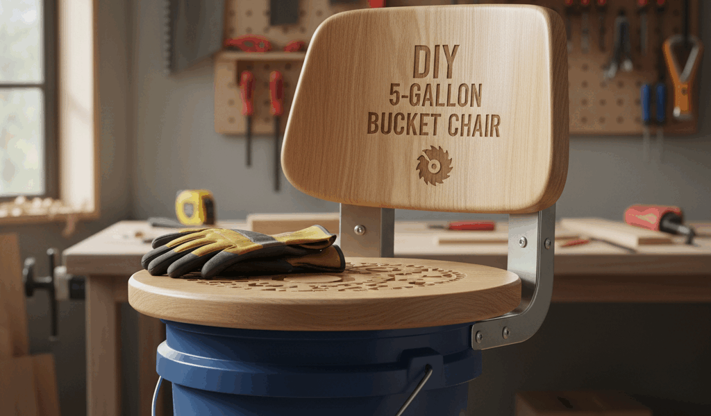Professional woodworking featured image: DIY 5-Gallon Bucket Chair