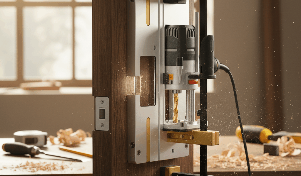 Professional woodworking featured image: Door Jamb Mortising Guide