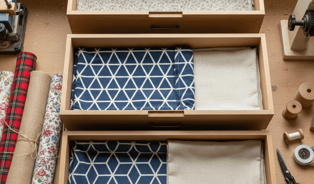 Professional woodworking featured image: Fabric Drawer Liners Guide