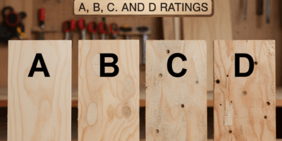 Professional woodworking featured image: Plywood Grades Explained: A, B, C, and D Ratings