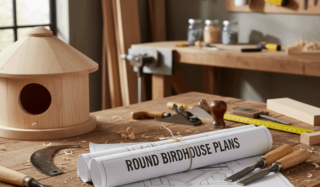 Professional woodworking featured image: Round Birdhouse Plans