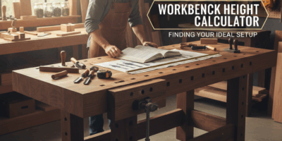 Professional woodworking featured image: Workbench Height Calculator: Finding Your Ideal Setup