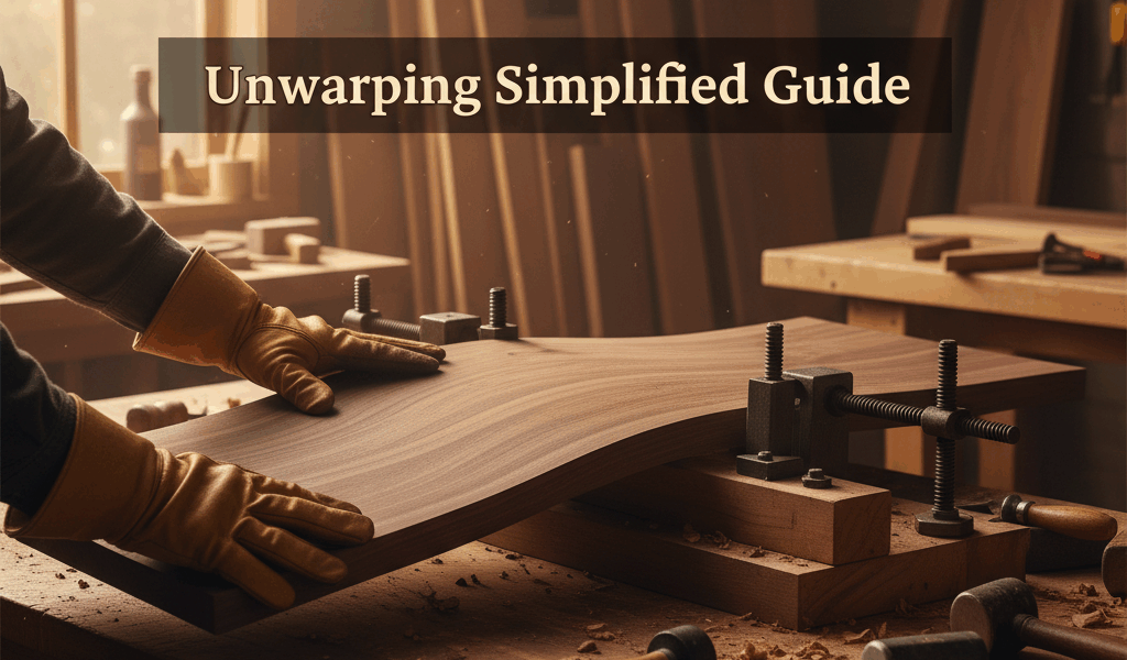 Professional woodworking image for article: Effortlessly Restore Your Treasured Wood: Unwarping Simp