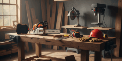 Professional woodworking image for article: Smart Safety: Avoid These Tree-Cutting Mistakes at All C