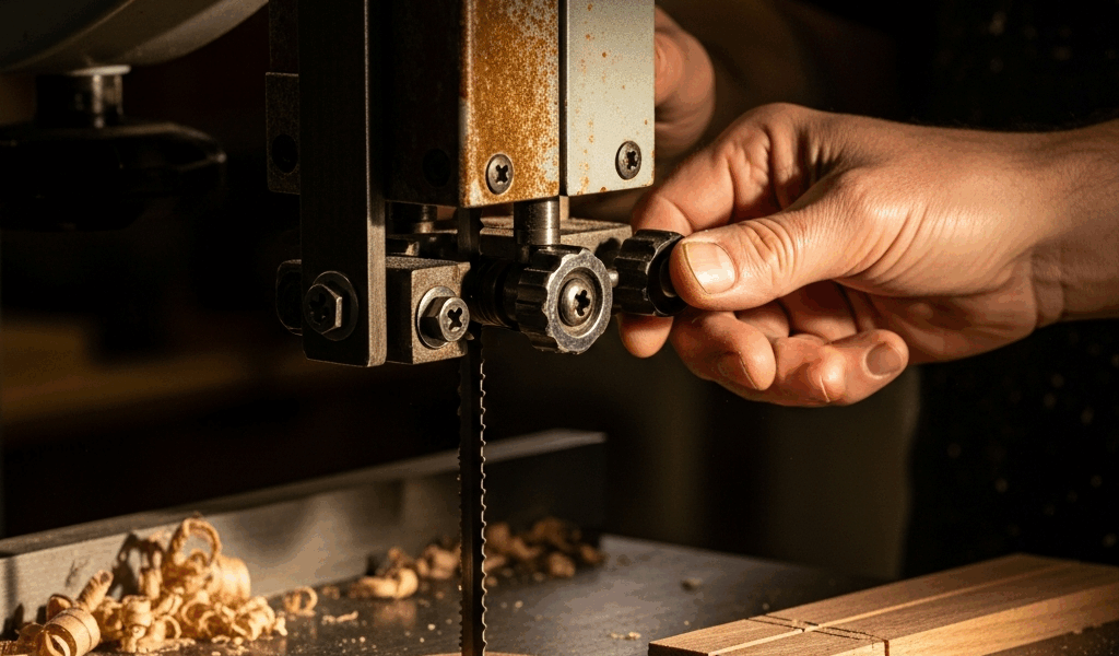 Bandsaw Blade Tension Too Loose or Too Tight Fix