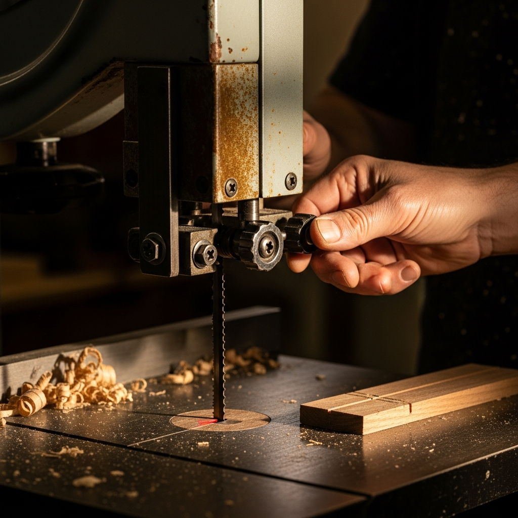 Bandsaw Blade Tension Too Loose or Too Tight Fix