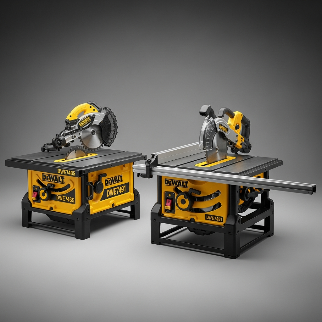 DeWalt DWE7485 vs DWE7491 — Which Table Saw Should You Buy?
