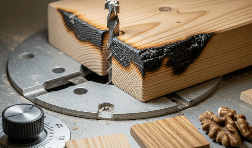 Router Bit Burning Wood Causes and Quick Fixes
