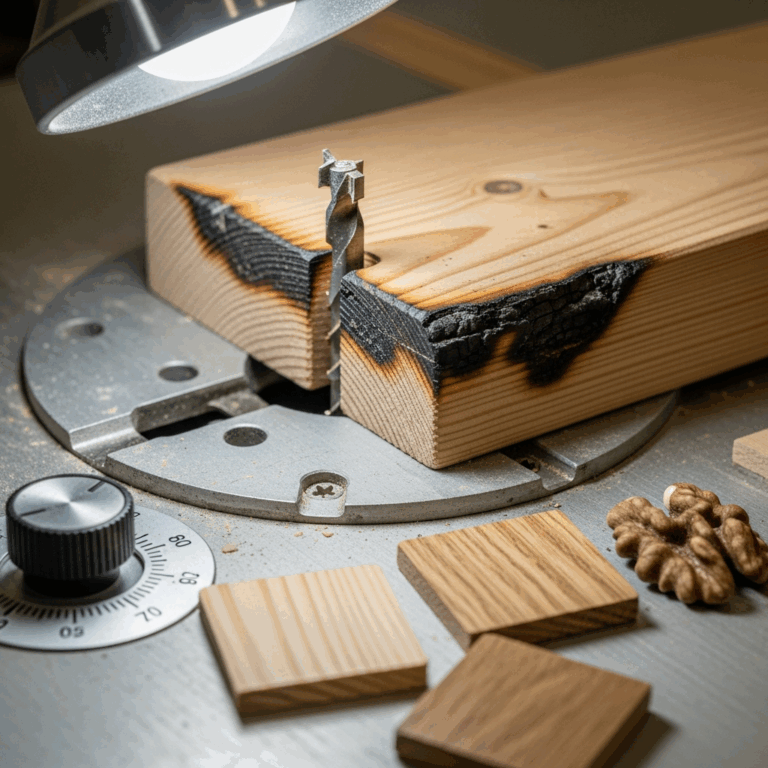 Router Bit Burning Wood Causes and Quick Fixes