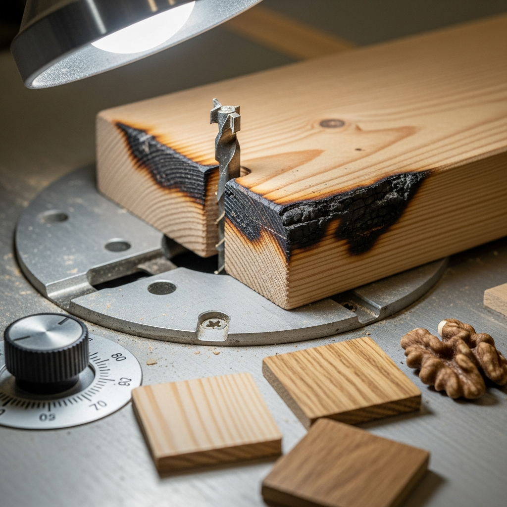 Router Bit Burning Wood Causes and Quick Fixes