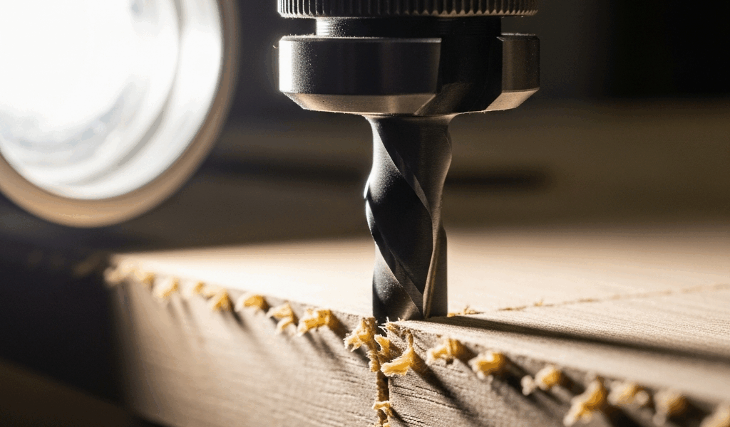 Router Bit Deflection Under Load Causes Tearout