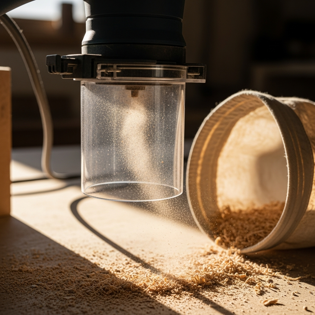 Orbital Sander Dust Collection Clogging Prevention