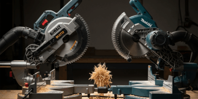 DeWalt DCS712 vs Makita LC1230 Cross Cut Winner